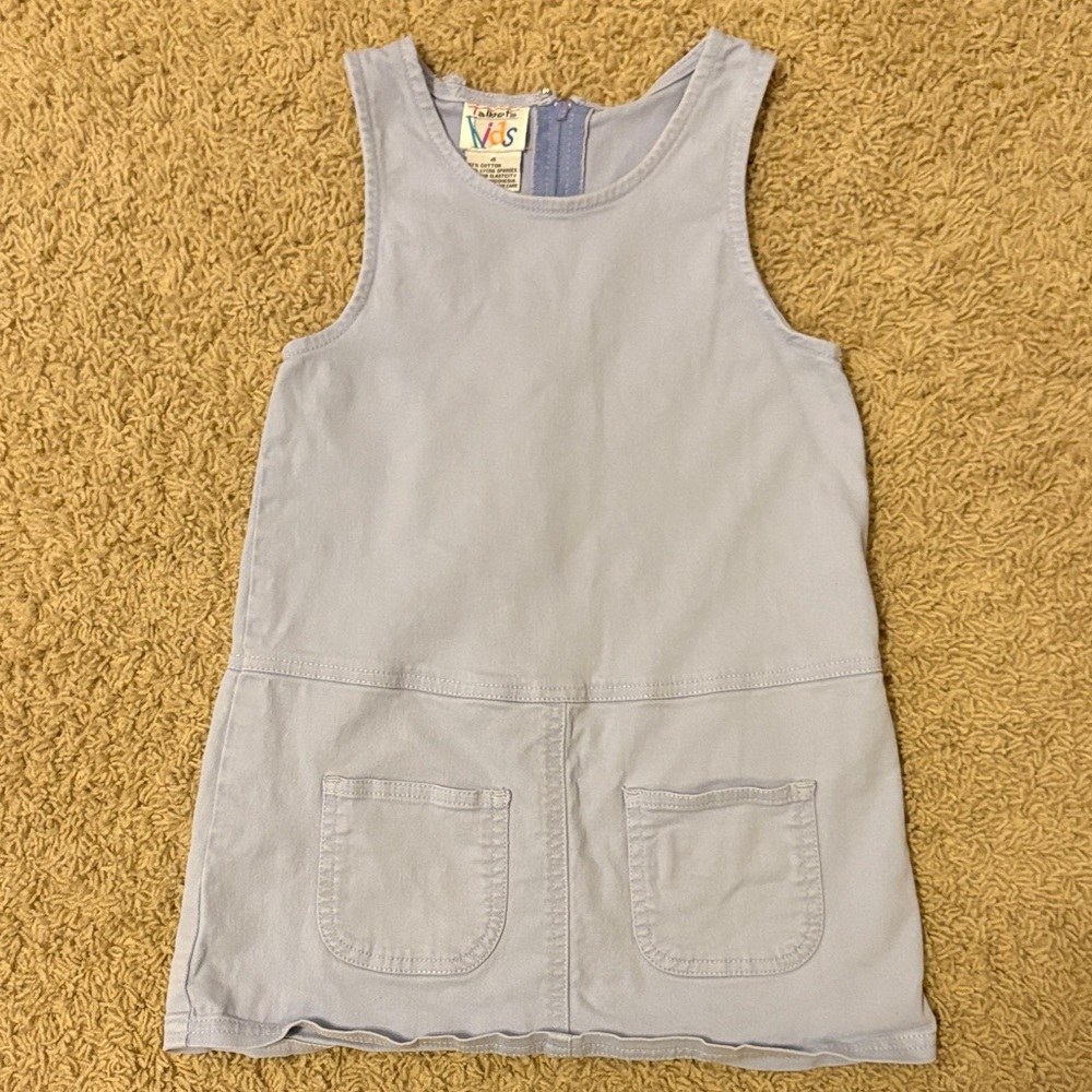 Vintage Talbots Denim Sleeveless Dress